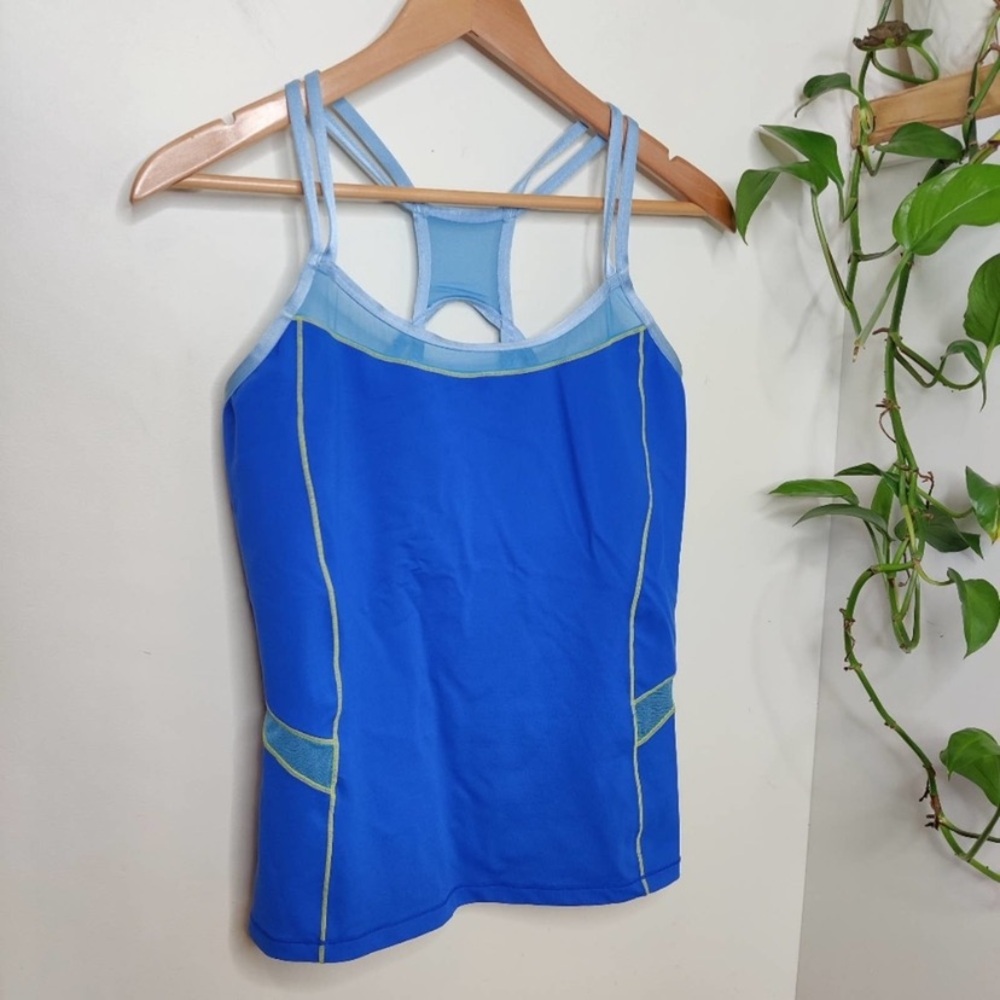 Alo Coolfit Yoga Tank with Built-in Bra, L